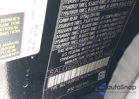 2018 Land Rover Range Rover 3.0L V6 Supercharged Hse из США, поврежденный, VIN SALGS2SV8JA394168